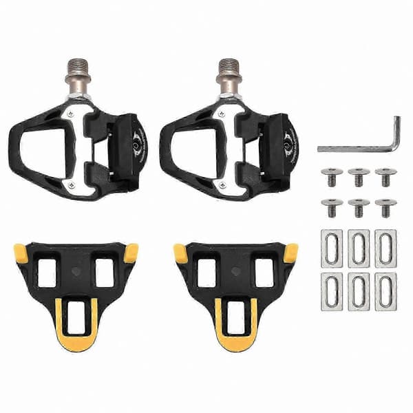 Självlåsande landsvägscykelpedaler - Clipless SPD SL cykelpedaler för prestandacykling black
