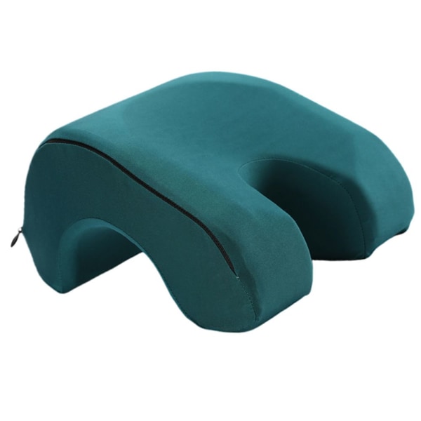 Skrivbordskudde i Memory Foam, Kudde med Nest-mönster för Skrivbord, Grön