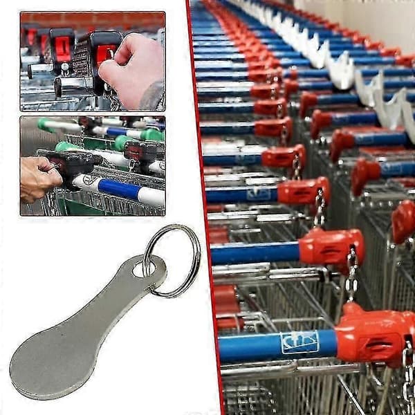 Indkøbsvogn Metal Nøglebrikker