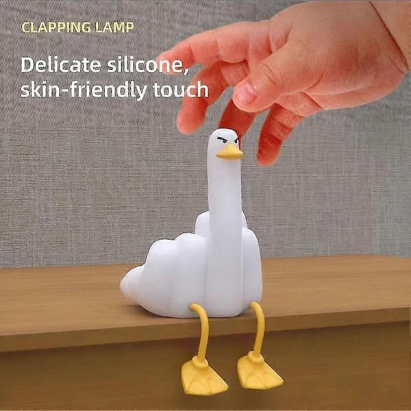 Sød And Natlampe, Silikone Squishy Langfinger Andelampe