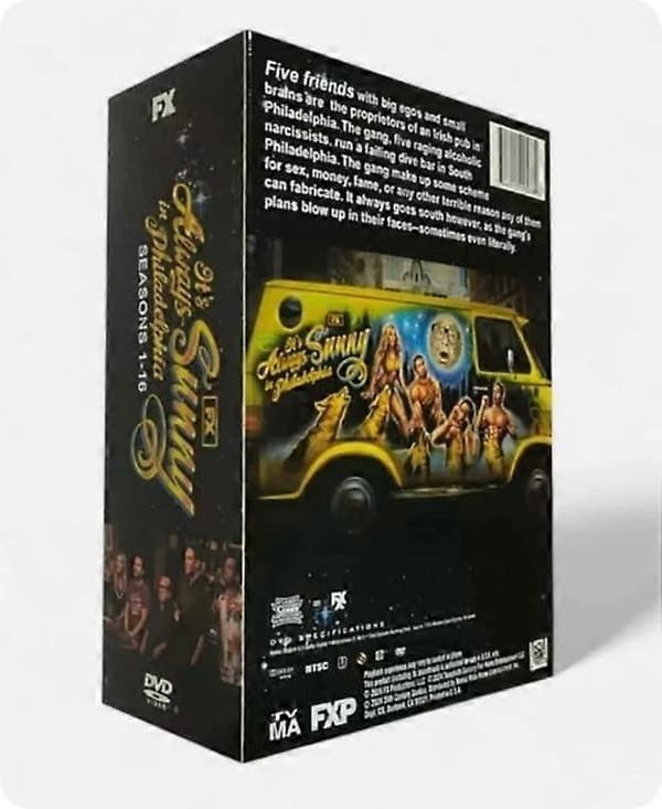 It's Always Sunny in Philadelphia: Sæson 1-16 (DVD 34-disc boksæt) engelsk version