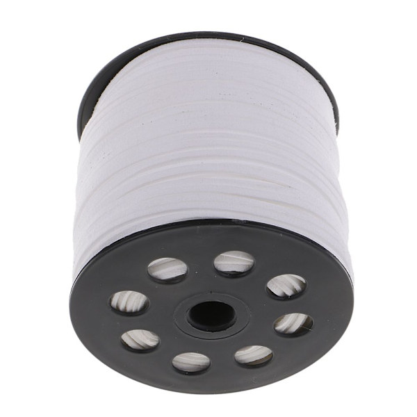 100 Yards Faux Mockaläder Snöre Tråd DIY Armband Halsband Vit