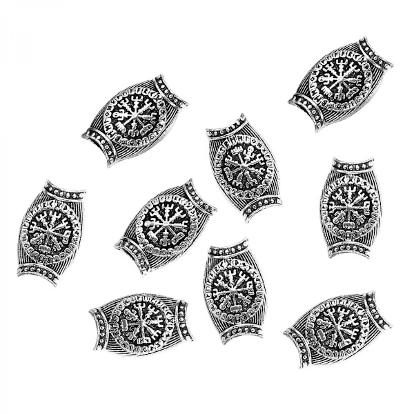 Antika Vikingadrakar Skäggpärlor För Paracord Snodd Antik Stil 5