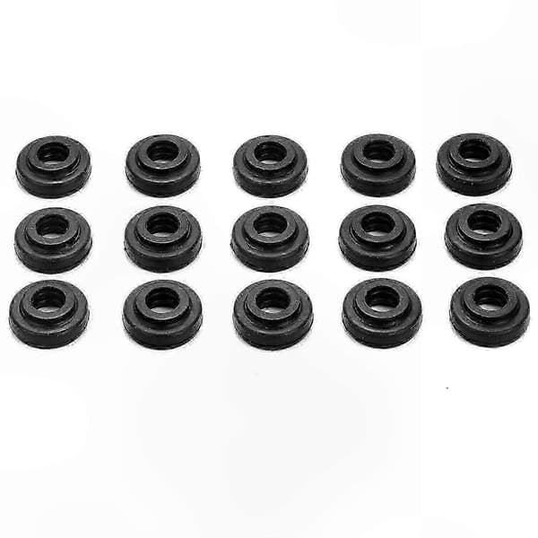 15 st ventilkåpsbulttätningar kompatibla med E46 E39 E36 E60 modeller M54B30 motorkomponenter reservdelar black