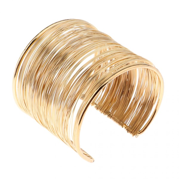 Armband i legering för kvinnor, styvt armband med minnestråd