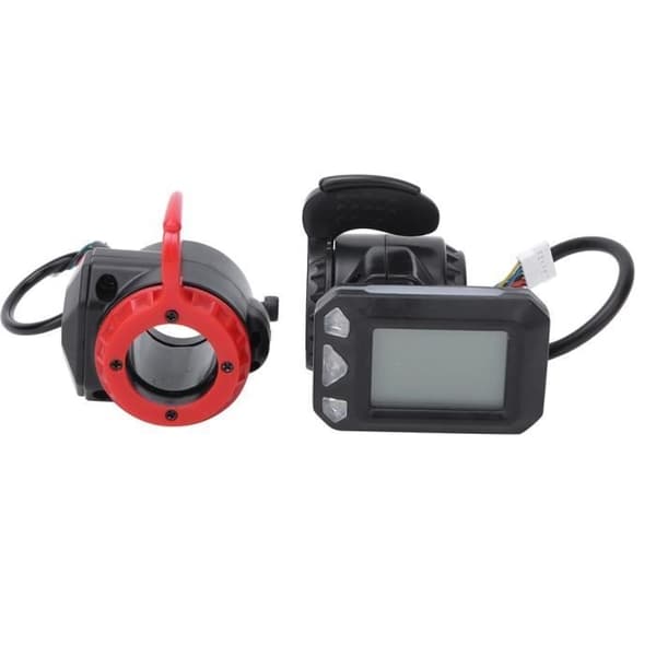 [RM]5.5-inch Carbon Fiber Electric Bicycle Controller Accessory Set (Controller + Throttle + Brake) -Pure