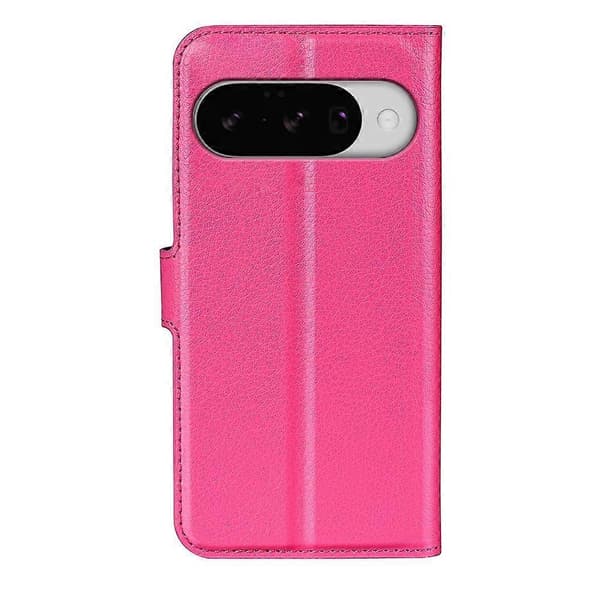 [RM] Litchi læder-telefonetui til Google Pixel 10 / 10 Pro Red gold For Google Pixel 10 / 10 Pro