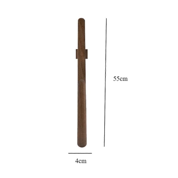 [RM]Magnetic long-handled shoehorn, suitable for disabled children, can remove heels, 55 cm x 4 cm. Brown