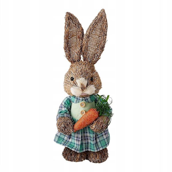 Påskdekorationer Hare Kanin Canvas Ornament L