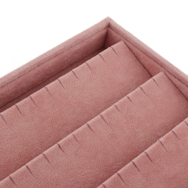 Ring Örhängen Halsband Smycken Display Organizer Box Bricka Kopp Bricka