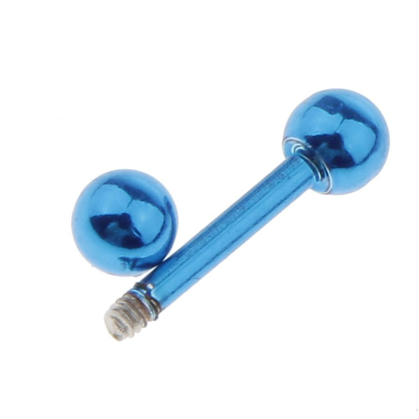 9 st rostfritt stål barbell tunga läpp helix stud sköld 16g 3mm kula