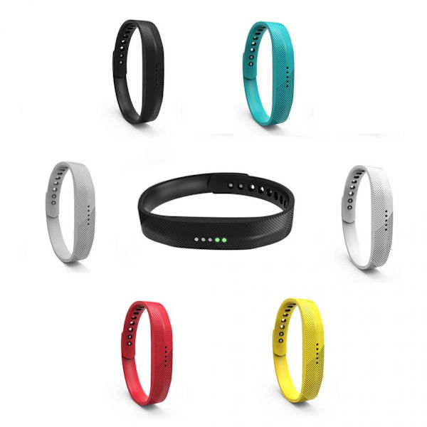 Sportarmband i silikon för Fitbit Flex 2 Tracker Blå
