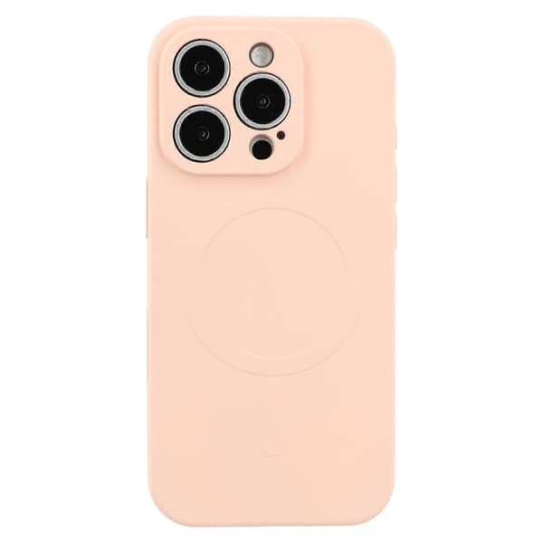 [RM] Til iPhone 16 Pro Cover kompatibelt med MagSafe Stødsikkert TPU Telefoncover - Pink Multicolor Pink