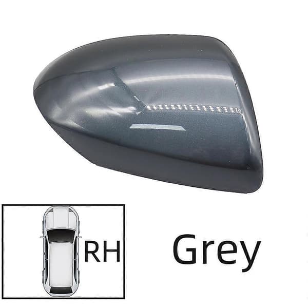 Bildelar Backspegelkåpa Skal Kompatibel med Mazda 3 Axela BL 2009 2010 2011 2012 2013 Sidospegelkåpa Hus Lock Målad-Perfekt Grey RH