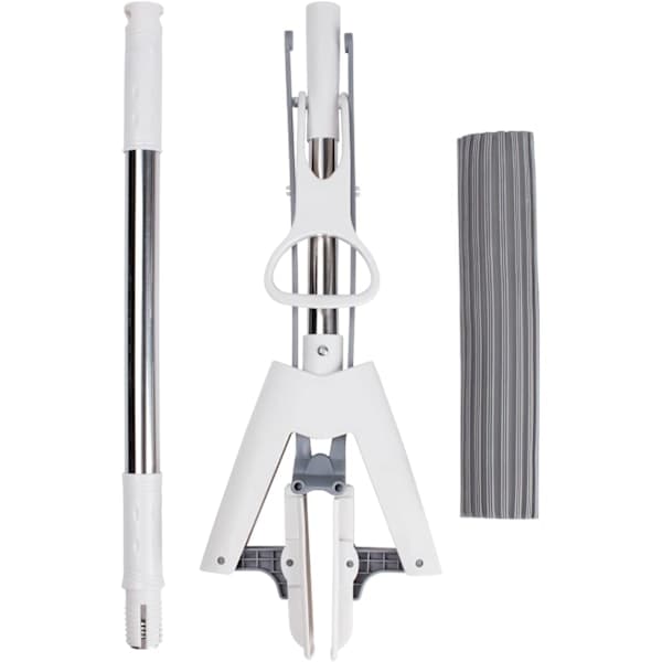 [RM]PVA Absorbing Sponge Mop, Double-Sided Super Absorbent Telescopic Handle Floor Cleaner + One Extra Sponge Head