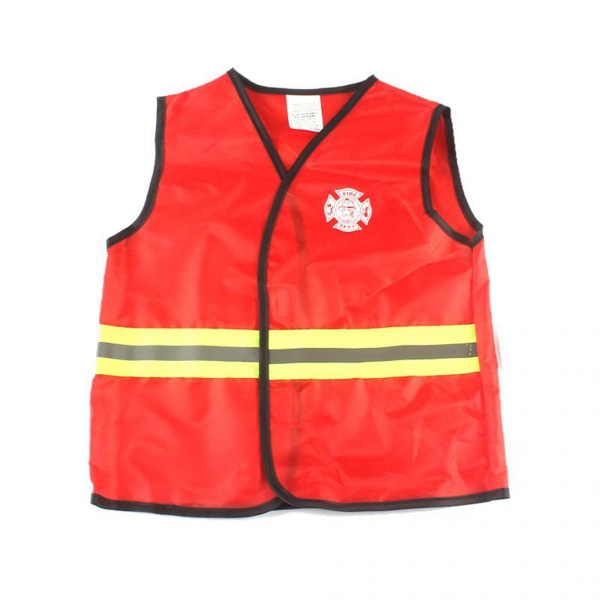 Brandmansdräkt för barn Låtsaslek Klädleksak Låtsaskläder Halloweenkläder och accessoarer för 3-7 år