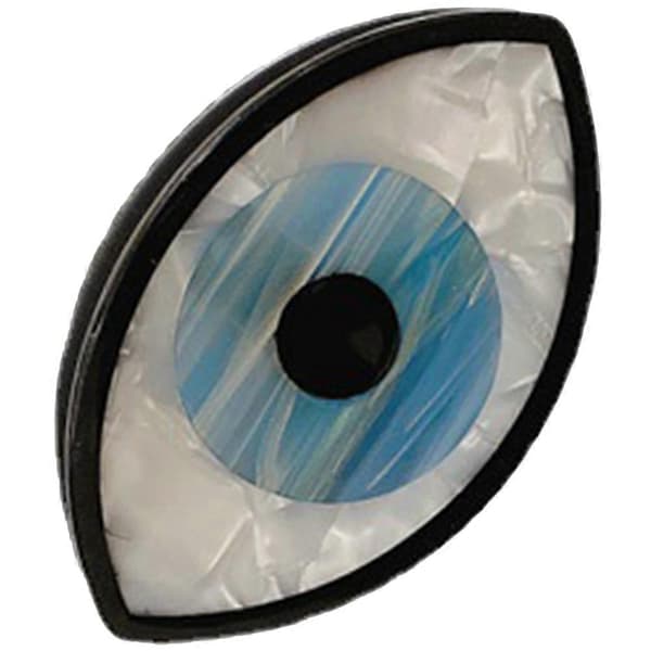Skræk Hårklemmer til kvinder Evil Eye Claw Clips Chic Design Sort Farve 3×1.8×0.8in Stylingværktøj 1-pak Multi Multi 7.7x4.5CM