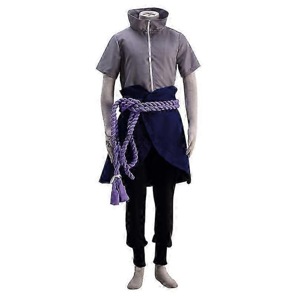 [RM] Naruto Uchiha Sasuke cosplay Halloween anime performance kostume White casual style S