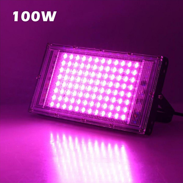 50W/100W LED Växtlampa Fullt Spektrum För Hydroponiska Inomhusväxter EU-kontakt 100W
