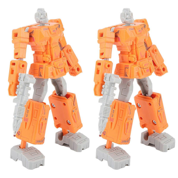 [RM]2st Deformationsrobotleksak Deformationsrobotpenna Demontera Studentstudie Brevpapper Orange