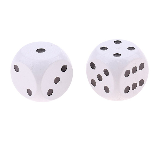 20 st Prickiga D6 Trätärningar för D u0026 D TRPG MTG Brädspel