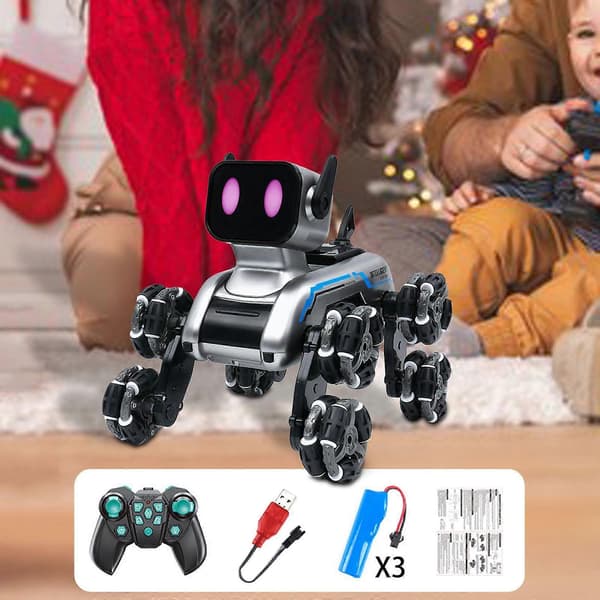 [RM]Smart RC Robot Hund RC Stunt Robotter Robotlegetøj RC Legetøj Elektronisk Kæledyrslegetøj Triple Powers