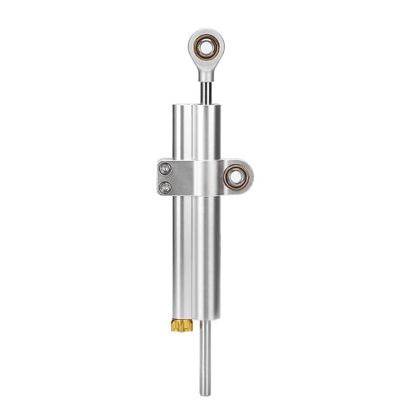 Universal Motorcykel CNC Aluminiumlegering Styrdämpare Stabilisatortillbehör (Silver)