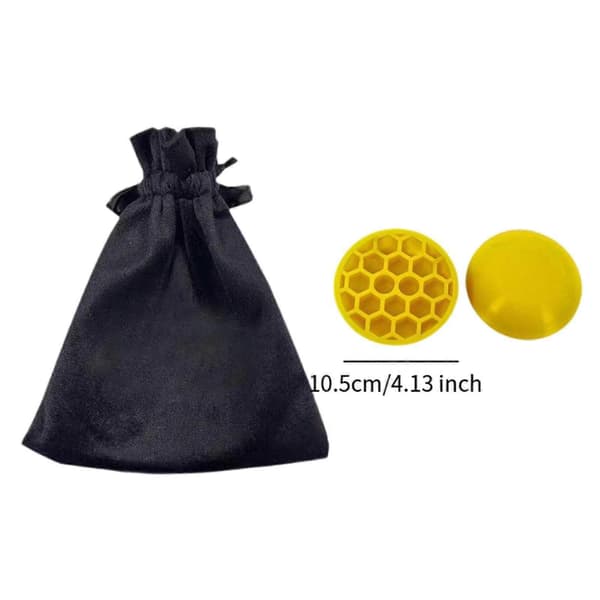 [RM]2x Golf Force Plates Nybörjarträningsutrustning Gummi Force Pedal Yellow Diameter 10.5cm