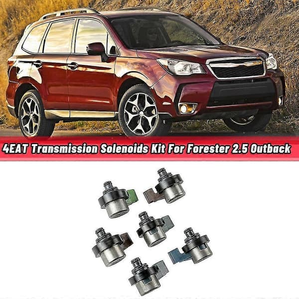 6 st 4EAT transmissionssolenoidsats för Forester 2.5 Outback 31939-AA191 31939AA150 31939AA190