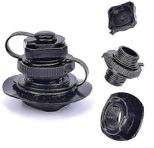 2 stk Kajakk Intex Oppblåsbar Båt Erstatning Enveis Oppblåsing Båt Spiral Luftplugger f26