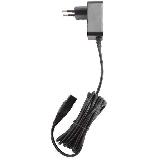 Erstatningsopladeradapter til elektrisk barbermaskine hårklipper tilbehør Black EU Plug