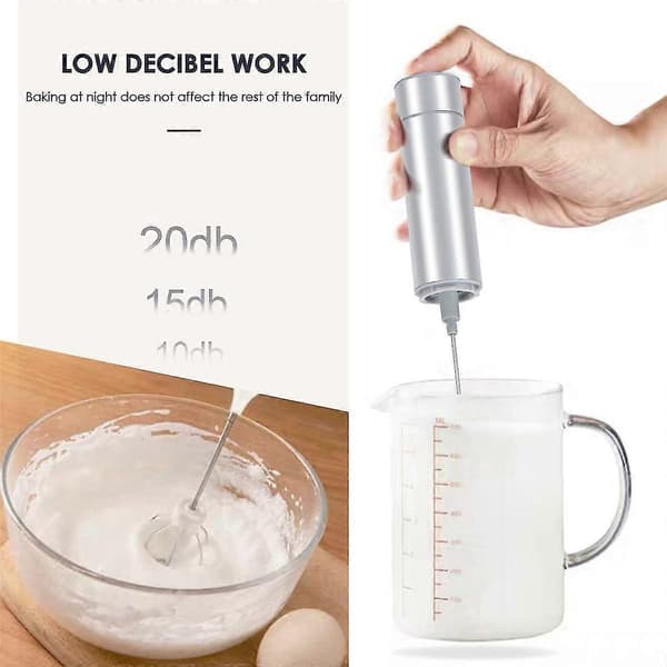 Håndholdt elektrisk reisekaffeskummer. Kaffeskummer for melkeskumming, latte/cappuccino-skummer