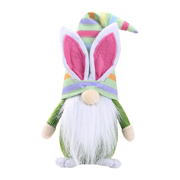 Påsk Tomtar Kanin Dekoration 40cm Dvärg Ansiktslös Docka Plysch Kanin Docka Barn eierfarben ostern C