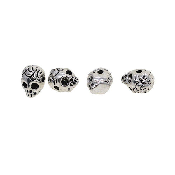 30 st Charm Legering Distanspärlor För Smyckeshantverk Tibetanskt Silver