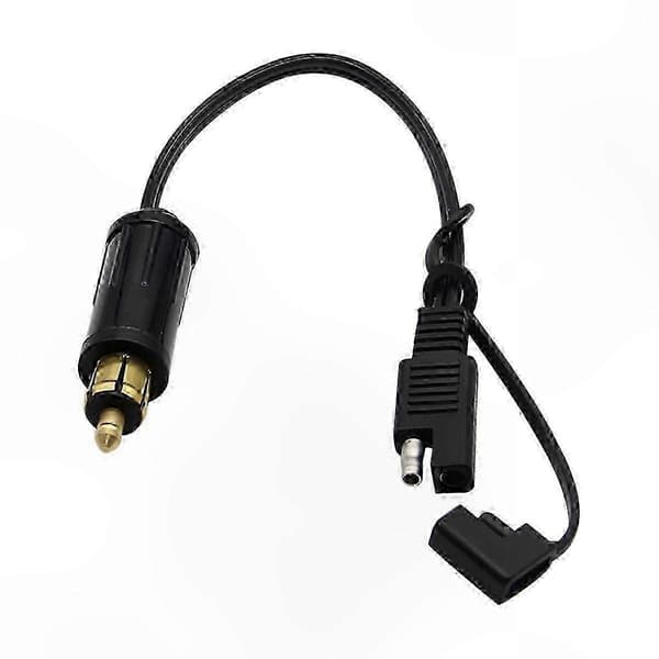 Motorcykelbatteriadapterkabel med DIN Hella Powerlet til SAE og SAE til SAE-stik, sort SZRH 5 5
