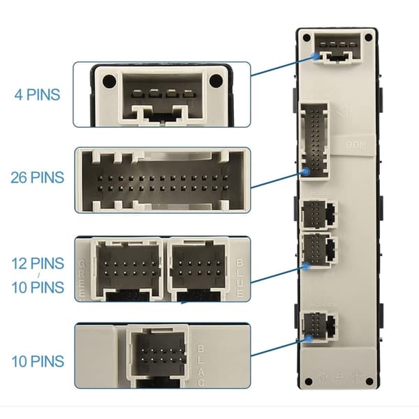[RM]10398565 15883320 WS-0383 Window Switch for 2005-2007 Window Lifter Button