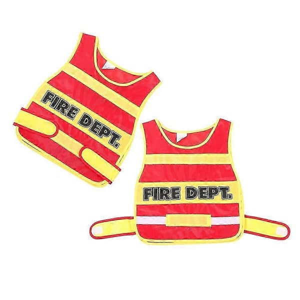 Brannmannvest for barn Brannmannkostyme 2-pakning