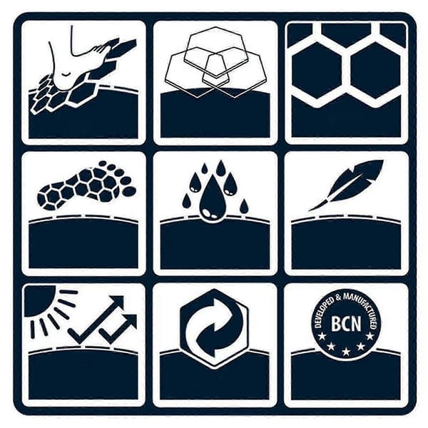 Hexagon Surfboard Traction Pads Honeycomb Hole Waxless Surfpad Deck Pads