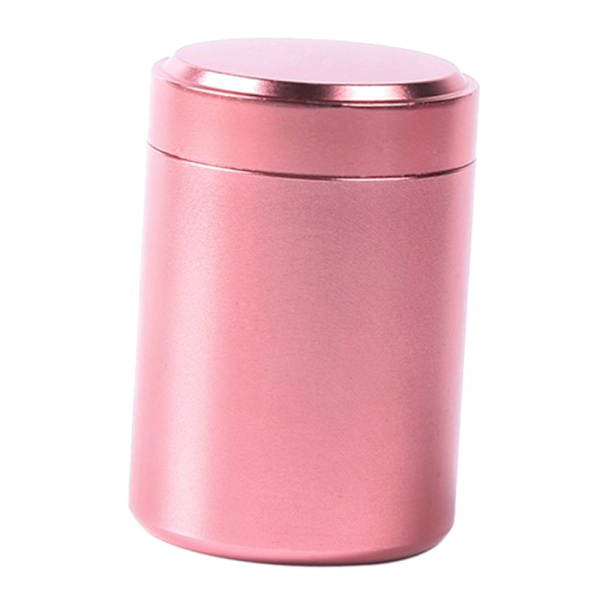 Aluminium Godis Te Burk Kaffe Socker Förseglad Presentförpackning Rosa Guld