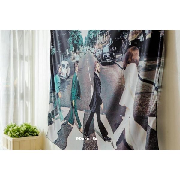 The Beatles rockmusik dekorativ affisch bakgrund väggduk hängande tyg Beatles (thick velvet) Width 100*Height 70cm