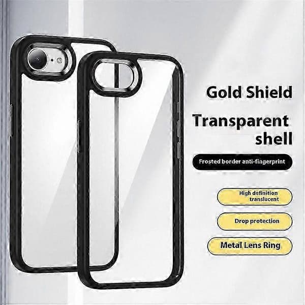 FULEXIN 16e Deksel, Anti-fall TPU + PC Krystallklart Telefondeksel Grey