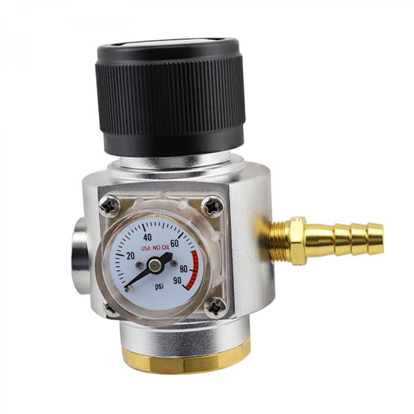 CO2 Mini Gasregulator CO2 Laddare Kit Rostfritt Stål för Soda Stream Kombucha, Kallt Kaffe, Mousserande