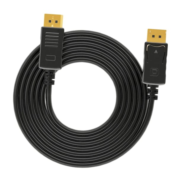 DisplayPort till DisplayPort DP till DP Kabel 4K 60Hz Höghastighets Videokabel, 3m