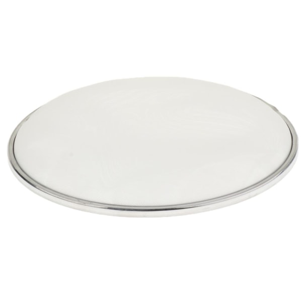 Stycken Bastrumskinn Vitt Dubbellager Tyst Mute Trumskinn 10'' och 12''