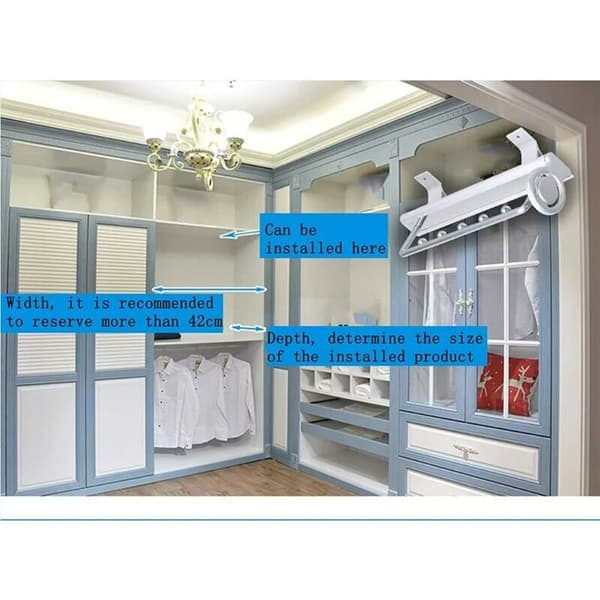 [RM]Heavy duty clothes rail, pull-out trouser rack, push rod, telescopic wardrobe, hanging rail for wardrobes