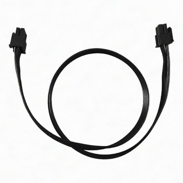 CPU 8-bens han til CPU 8-bens (4+4 ben) han EPS-12V bundkort strømadapterkabel til Corsair modulær strømforsyning 60 cm Black