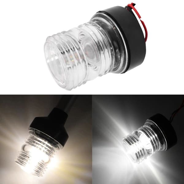 LED-navigasjonslys for båt, yacht, 360° vanntett, marint ankerlys, båttilbehør
