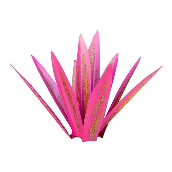Konstgjord Ormbunke Agave Växt Uteplats Kontor Butik Ornament Tillbehör Rosa 65cm