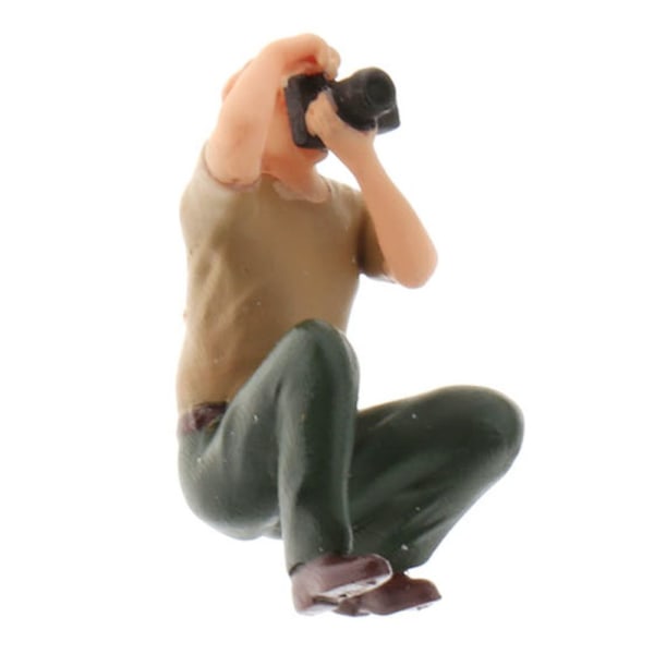 1:64 Figurer Diorama Miniatyrscen Personer Layout S Skala Fotograf