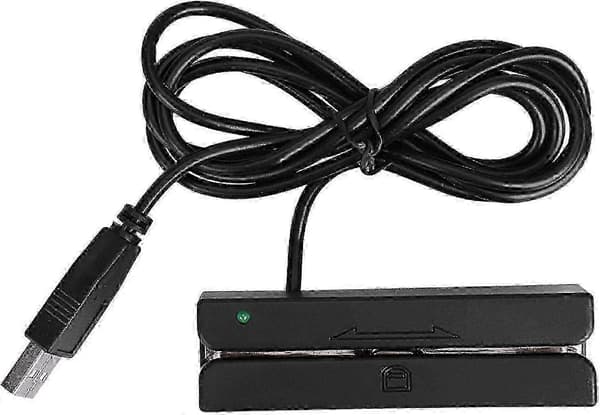 USB MSR90 3-spårs magnetkortläsare och -skrivare med hög koercivitet